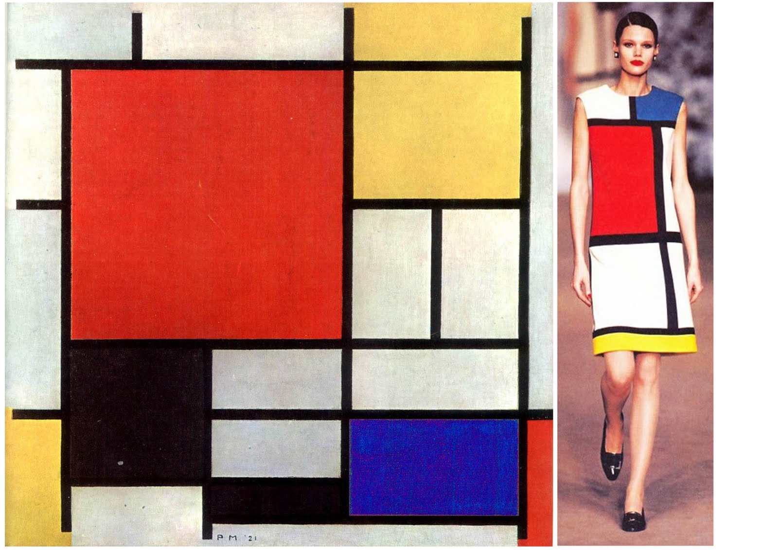 Describe Microbe atomic Yves Saint Laurent: el vestido Mondrian | Blog de DSIGNO